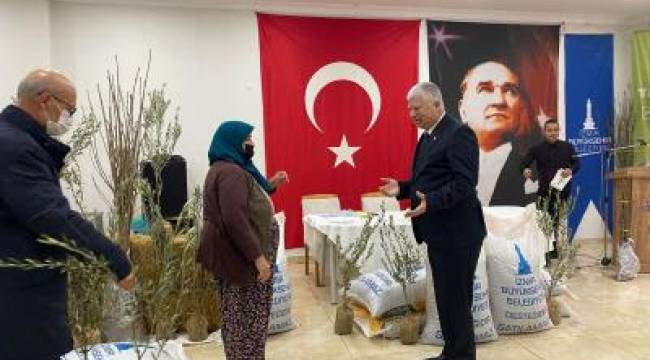 İzmir Büyükşehir Belediyesi’nden Beydağlı üreticiye çifte destek